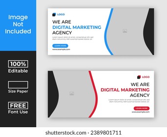 Modern Social Media Cover Page Design
