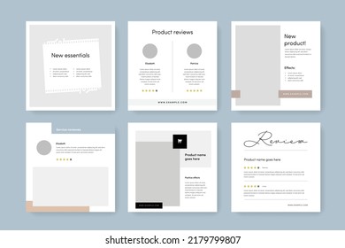 Modern social media layouts for instagram and facebook, creative web banners for advertising, minimal style posts for digital marketing, editable corporate graphics, simple multipurpose designs
