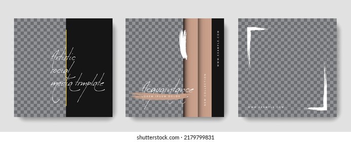 Modern social media layouts for instagram and facebook, creative web banners for advertising, minimal style posts for digital marketing, editable corporate graphics, simple multipurpose designs