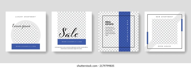 Modern social media layouts for instagram and facebook, creative web banners for advertising, minimal style posts for digital marketing, editable corporate graphics, simple multipurpose designs