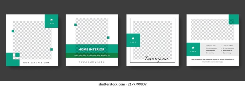 Modern social media layouts for instagram and facebook, creative web banners for advertising, minimal style posts for digital marketing, editable corporate graphics, simple multipurpose designs