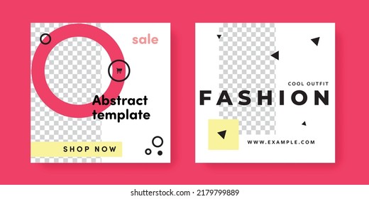 Modern social media layouts for instagram and facebook, creative web banners for advertising, minimal style posts for digital marketing, editable corporate graphics, simple multipurpose designs