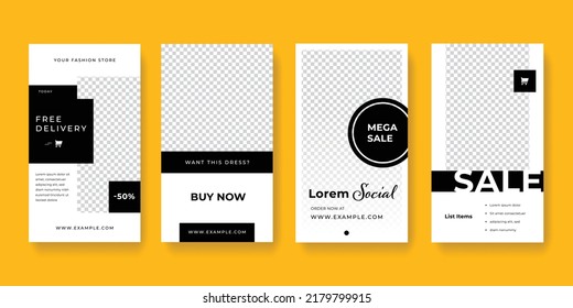 Modern social media layouts for instagram and facebook, creative web banners for advertising, minimal style posts for digital marketing, editable corporate graphics, simple multipurpose designs