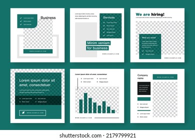 Modern social media layouts for instagram and facebook, creative web banners for advertising, minimal style posts for digital marketing, editable corporate graphics, simple multipurpose designs