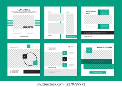 Modern social media layouts for instagram and facebook, creative web banners for advertising, minimal style posts for digital marketing, editable corporate graphics, simple multipurpose designs
