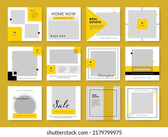 Modern social media layouts for instagram and facebook, creative web banners for advertising, minimal style posts for digital marketing, editable corporate graphics, simple multipurpose designs
