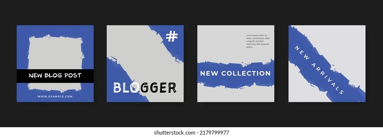 Modern social media layouts for instagram and facebook, creative web banners for advertising, minimal style posts for digital marketing, editable corporate graphics, simple multipurpose designs