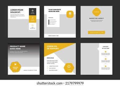 Modern social media layouts for instagram and facebook, creative web banners for advertising, minimal style posts for digital marketing, editable corporate graphics, simple multipurpose designs