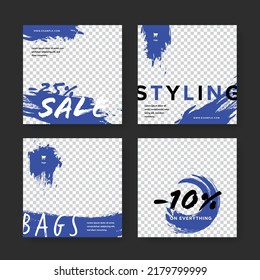 Modern social media layouts for instagram and facebook, creative web banners for advertising, minimal style posts for digital marketing, editable corporate graphics, simple multipurpose designs