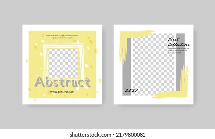 Modern social media layouts for instagram and facebook, creative web banners for advertising, minimal style posts for digital marketing, editable corporate graphics, simple multipurpose designs