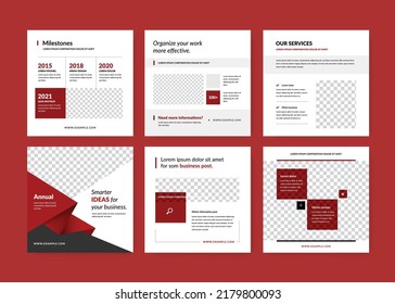 Modern social media layouts for instagram and facebook, creative web banners for advertising, minimal style posts for digital marketing, editable corporate graphics, simple multipurpose designs