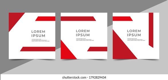 Modern Social Media Post Banner Template. Vector Template Design. EPS 10.