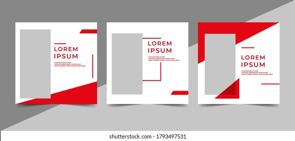 Modern Social Media Post Banner Template. Vector Template Design. EPS 10.