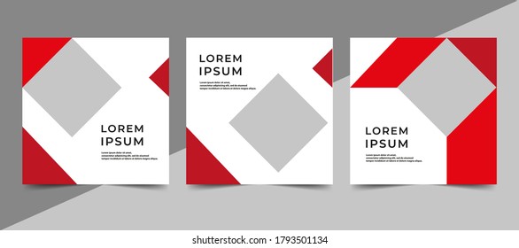 Modern Social Media Post Banner Template. Vector Template Design. EPS 10.