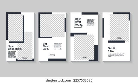 Modern social media post bundle vector. Suitable for Post, Sale Banner, Promotion Product, Business, Company Fashion Beauty, etc.