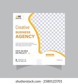 Modern Social Media Post Design for a Creative Business Agency