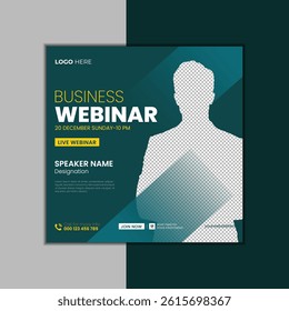 Modern Social Media Post Design Template for Business and Marketing Square  Banner Layout