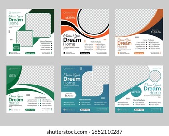 Modern Social media post design for creative travel agency growth and marketing