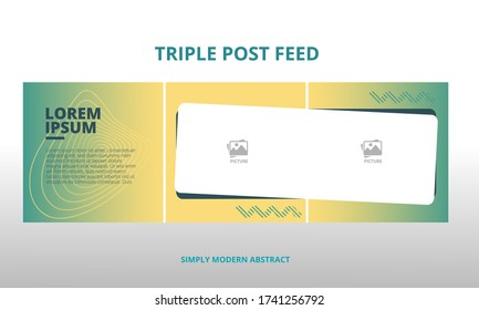 modern social media post feed, retro, instagram feed, instagram template, instagram frame, minimalist.