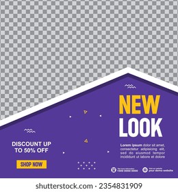 Modern social media post feed. Perfect for social media post , Creative vector social media post template collection. Perfect for social media post , background and web 