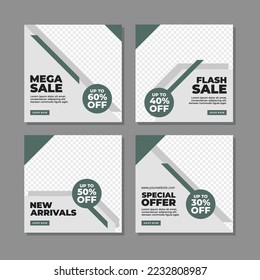 Modern social media post template