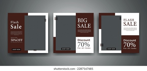 Moderne Social Media-Post-Vorlage. Trendy bearbeitbare Social Media-Post-Vorlage. Social Media quadratische Banner-Vorlage für Business-Werbung Kostenlos