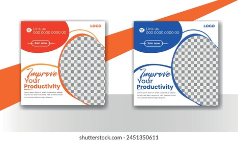 Modern Social Media post Template Design.