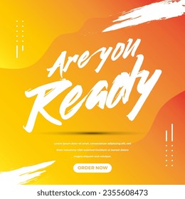 Modern social media template design for electronic and gadget
