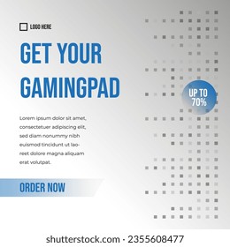 Modern social media template design for electronic and gadget
