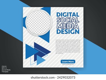 Modern Social Media Template. Discount Promo Template. Social Media Post Template. Social Media Banner