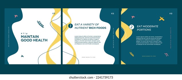 Modern Social media tutorial, tips, trick, did you know post banner layout template with design element