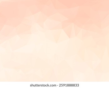Modern soft brown geometric polygon design background vector