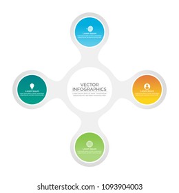 Modern soft color Design template / can be used for infographics / numbered banners / horizontal cutout lines / graphic or website layout vector/Horizontal