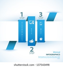 Modern soft color Design template / can be used for infographics