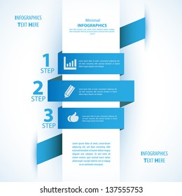 Modern soft color Design template / can be used for infographics
