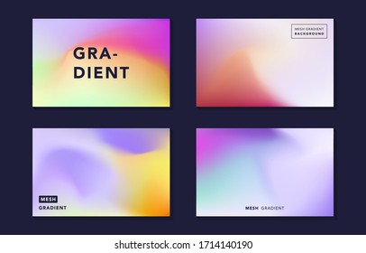 Modern soft mesh gradient vector  digital vibrant colorful background  elegant bright blur texture  dynamic abstract cover  banner  card  flyer  poster design template in yellow  orange  green  purple