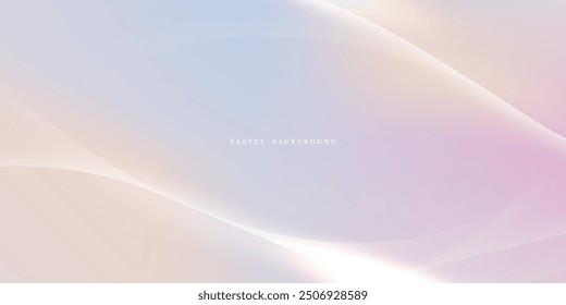 Ilustración vectorial de fondo pastel suave moderno