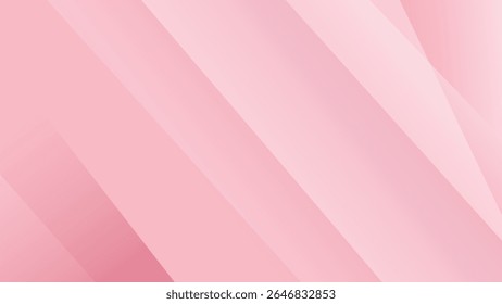 Modern soft pastel pink abstract background. Abstract soft pink gradient with geometric stripe pattern vector illustration