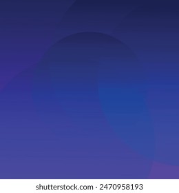 Fondo morado suave moderno con capas de círculos superpuestos Ilustración vectorial