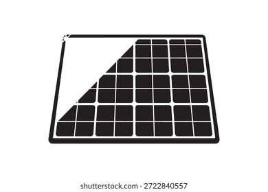 Vector de ilustración de panel solar moderno