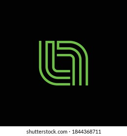 A modern and sophisticated cube logo design with initials EM 8