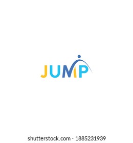 Modern and sophisticated jump logo design