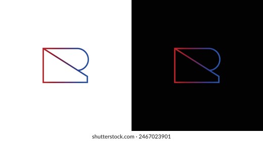 Modern and sophisticated R logo design	