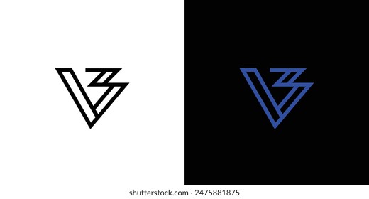 Diseño moderno y sofisticado del logotipo de V3 