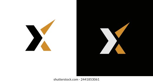 Modern and sophisticated X logo design