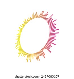 modern sound wave logo premium template