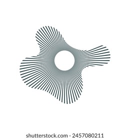 modern sound wave logo premium template