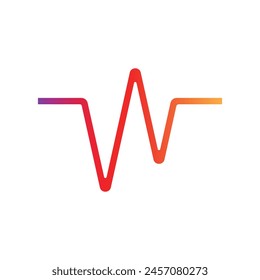 modern sound wave logo premium template