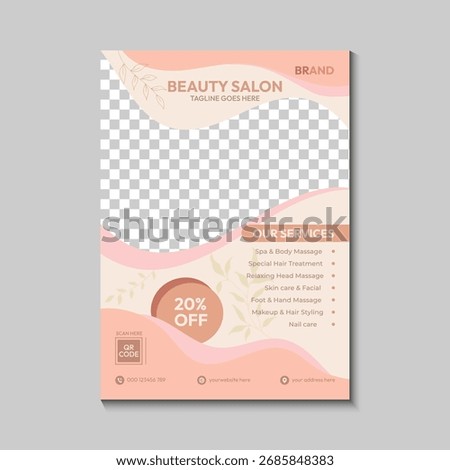 Modern Spa Flyer Template Design