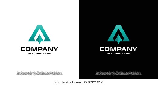 Modern Space Latter Logo Design